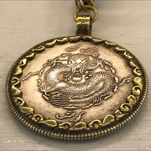 Beautiful Rare Coin Necklace with or without strand